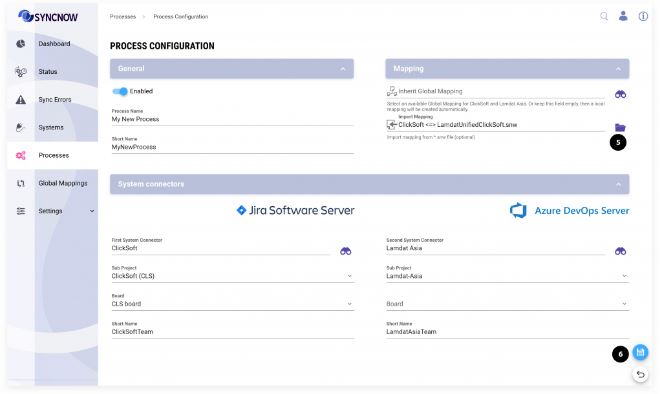 2 Processes Configuration