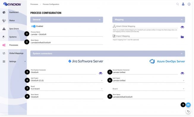 Process Configuration