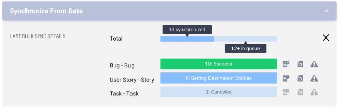 Last Bulk Sync Details