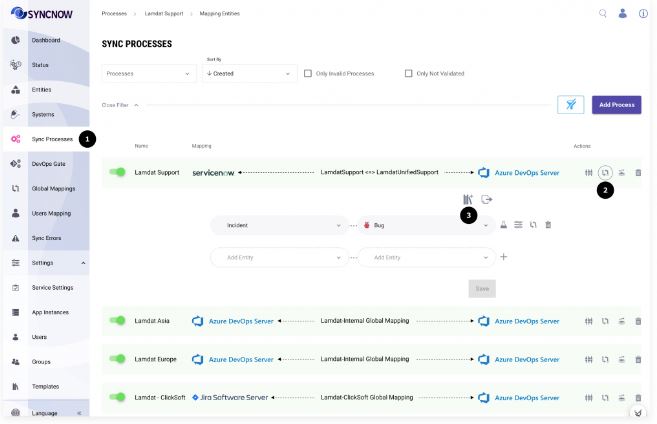 Sync Processes