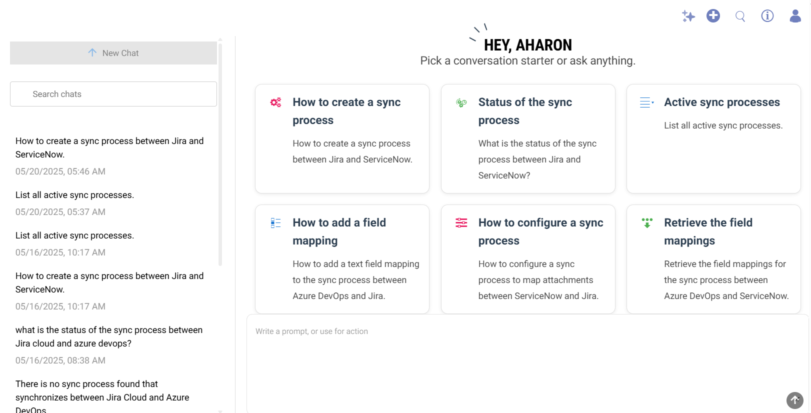 SyncNow AI Chat
