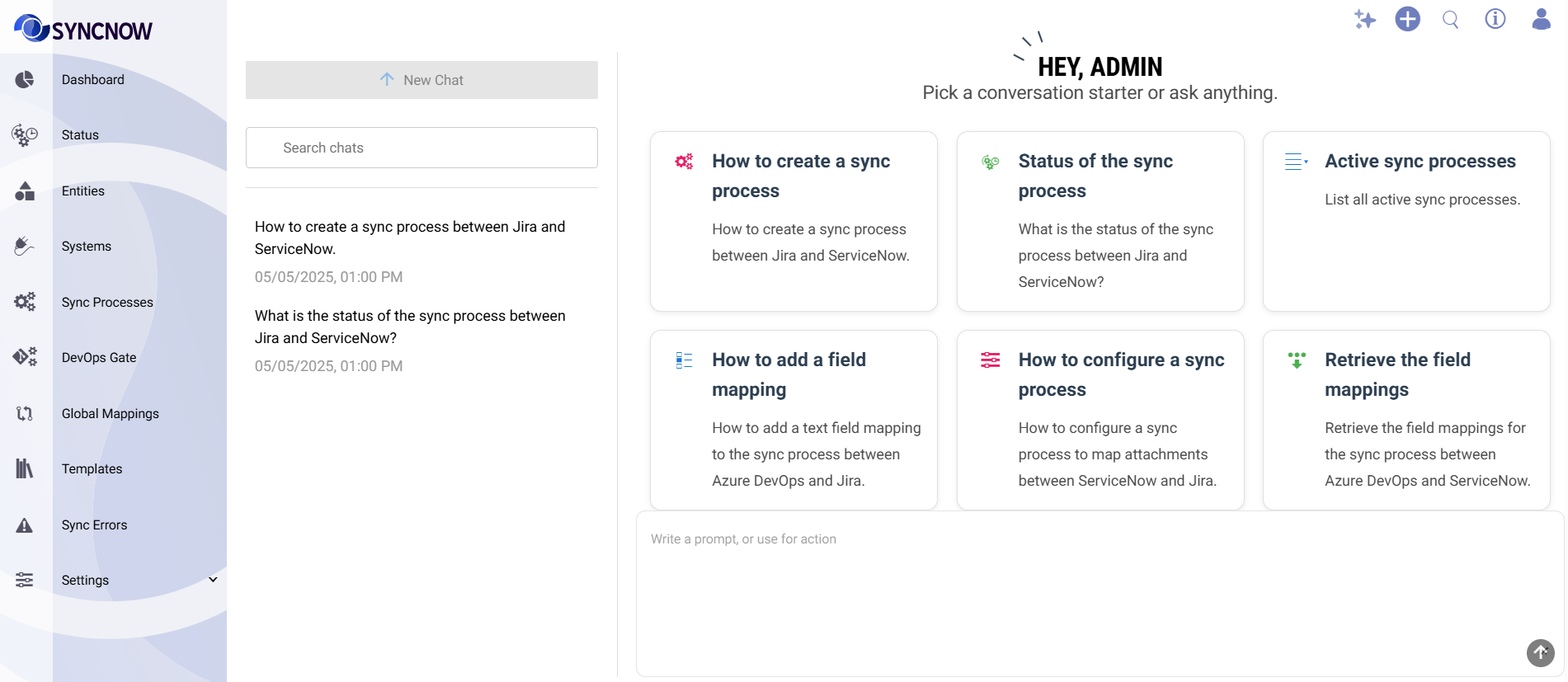 SyncNow AI Chat